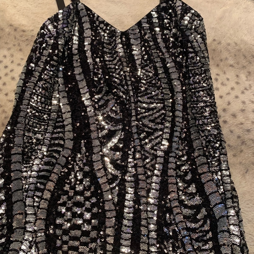 Sequin tank top